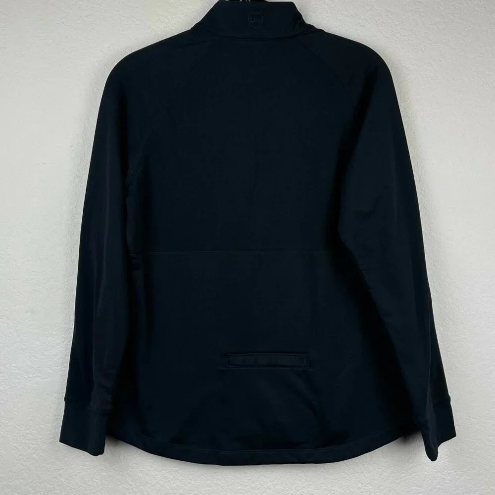 San Jose Sharks Jacket Men's Sz S Track 1/2 Zip Pullover Long Sleeve Black - Picture 3 of 9